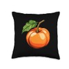 Persimmon Fruit Cartoon Throw Pillow