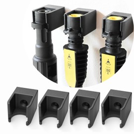 Sintrix Fab 4 x Wall Brackets for Pressure Washer Accessories, Compatible with Karcher Lances and Attachments - Storage Bracket for Garage, Garden Shed & Workshop Garden Accessories