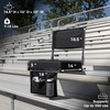 Stadium Seats with High Back Support Bleacher Chairs with 18.5in