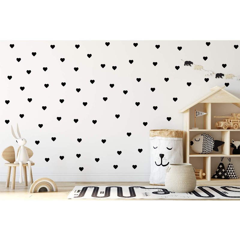 StickerDeen | Heart Shape Decoration Removable Wall Art Vinyl Decal