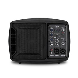 LyxPro SPA-5.5 Small PA Speaker Monitor Class-D Amplifier 3 Channel Mixer 3 Band EQ, Powerful Compact Active Speaker System amp with Mixer 48V Phantom Power
