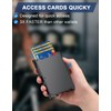 GHUKY Wallet for Men, Minimalist Slim Mens Wallet with Money