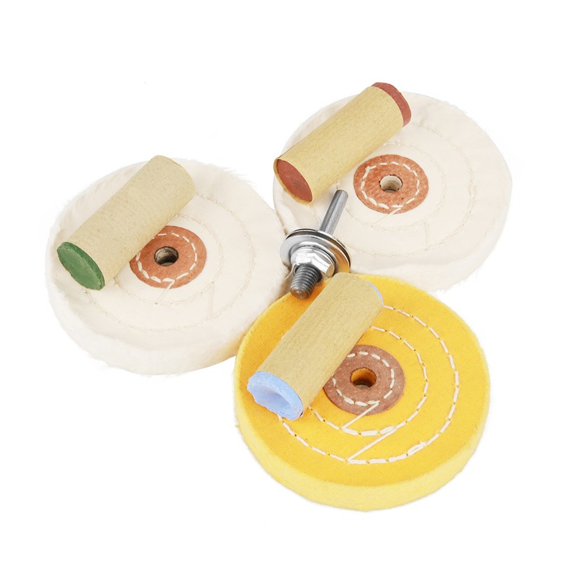 7Pcs Hard Metal Scratch Removal Buffing and Polishing Pads Set