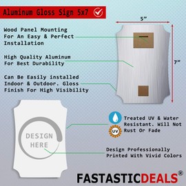 Fastasticdeals Vertical Home Decor Wall Sign Open Garden at Fukagawa Art Picture Frame Berlin Shape 5x7Inches