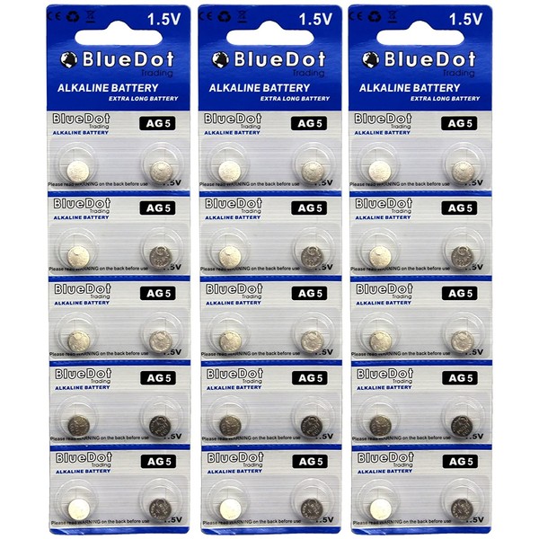 BlueDot Trading AG5 Batteries, 10 Count (Pack of 3)