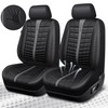 CAR PASS 3D Air Mesh Seat Covers for Car, Leather