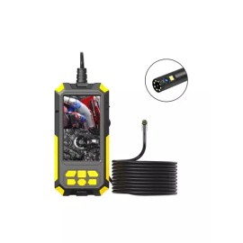 Dual Camera 듀얼 카메라 배관 배관내시경 고화질 내시경카메라 [P50 옐로우 8mm 듀얼 렌즈 2m] Dual Camera Plumbing Endoscope High Definition Endoscope Camera [P50 Yellow 8mm Dual Lens 2m]