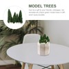 NUOLUX 22pcs Green Mini Tree Set Scenery Architectural Landscape Model