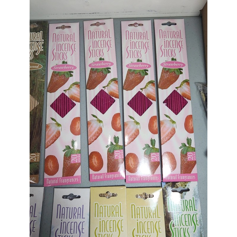 Sticks Incense Sticks Natural 12 Packs 240 Sticks Total