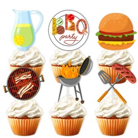 S-Cp-0477 ce Cream Fruit Dessert Cupcake Topper Colorful Glitter Happy Birthday Sensory Pop Game Theme Decor Supplies Baby Shower Boys Girls Birthday Party Decorations