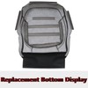 SecosAutoparts Driver Side Bottom Replacement Perforated Leather Seat Cover Titan
