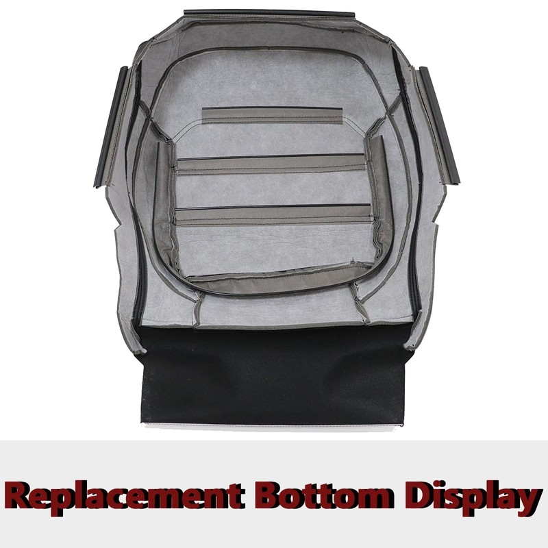 SecosAutoparts Driver Side Bottom Replacement Perforated Leather Seat Cover Titan