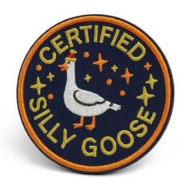 Goose Patch for Vest - Funny Morale Patch - Funny Patches for Backpacks, Trucker Hat, DIY Applique, Trucker Hats, Bags, Embroidered Patches for Hats Men with Hook and Loop Size 3 Inches
