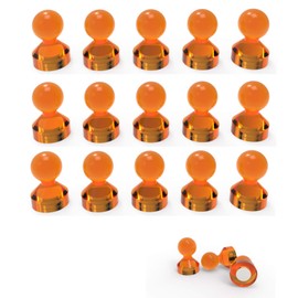Ant Mag Neodymium Magnets Pins D11 mm Strong Magnets for Fridge Whiteboards Calendar Cards in School and Office Pack of 18