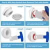 Feoang Pool Plug Removal Tool-Metal Eyeball Seat Removal Tool with