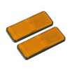 Lampa 20541 Euro-Norm, Catarifrangenti rettangolari - 90x35 mm - Arancio