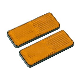 Lampa 20541 Euro-Norm, Catarifrangenti rettangolari - 90x35 mm - Arancio