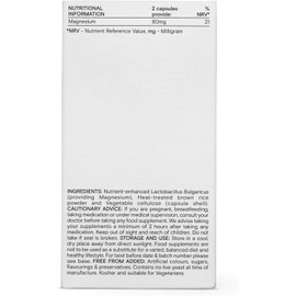 WILD NUTRITION Food-Grown® Magnesium Supplements | Naturally Sourced Pure Magnesium for Sleep, to Support Muscle Recovery and Healthy Bones | 60 Capsules