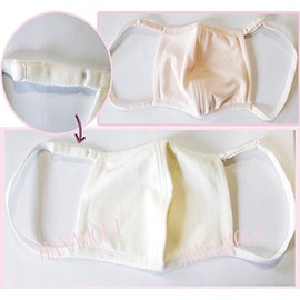 Morde De La Casa 100% Silk Knit Mask, Nighttime Mask, Cold Powder, Pink, White, Silk Mesh (Pink)