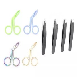 Motanar Tijeras Para Cejas Motanar, Multicolores, Tijeras De Mano