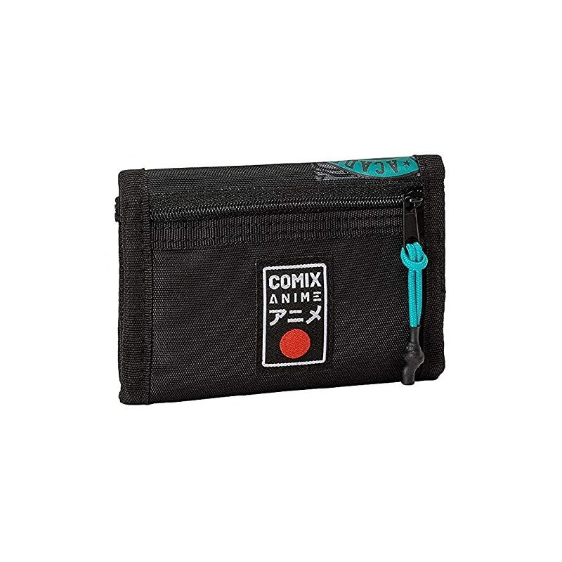 My Hero Academia Comix Anime Black Casual Wallet, black, Casual