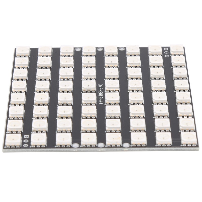 WS2812 64Digit RGB 5050 LED Development Board BuiltIn Full Color