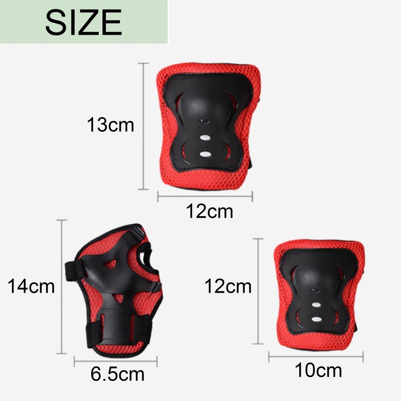 Asdays Kids Protective Gear Protective Pad Bicycle Kids Wrist Elbow