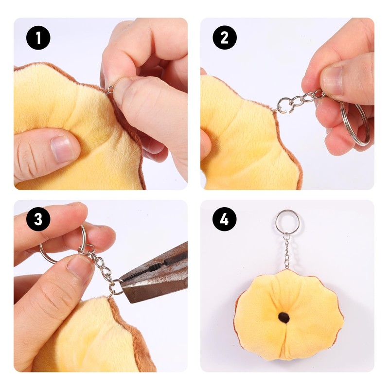 Key Ring with Chain 86 Key Ring Craft Set, 86