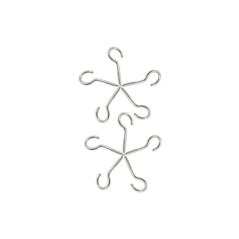 uvbws 10 Pcs Stainless Steel Ceiling Hooks 2-1/2 Inch Ceiling