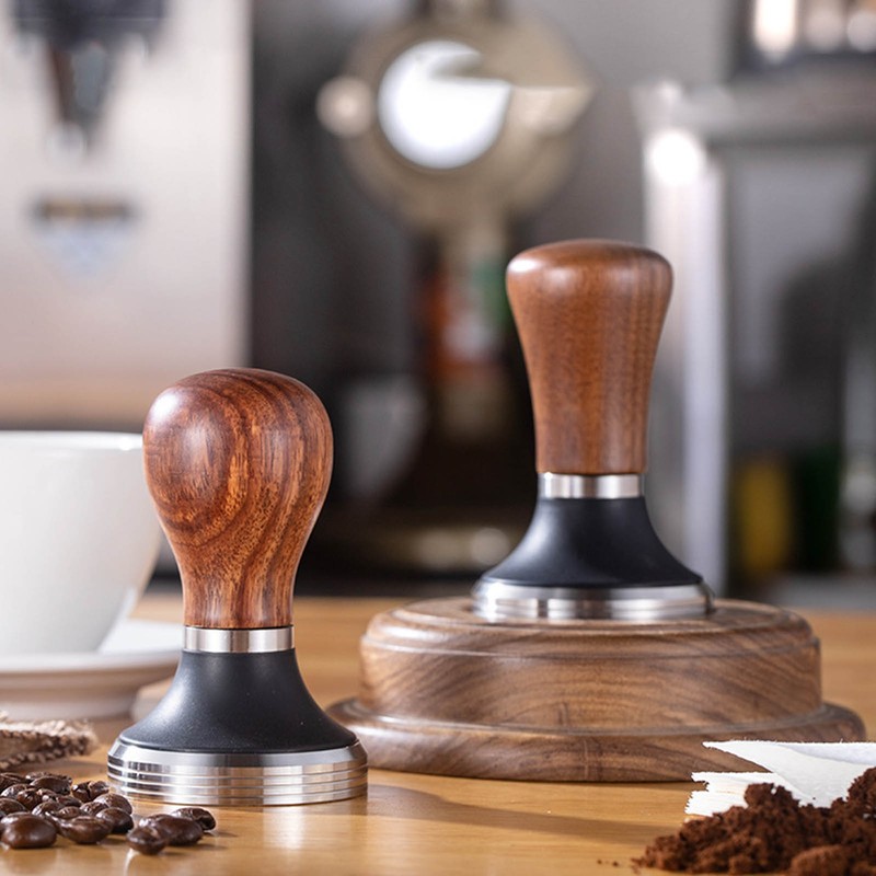 Coffee Tamper Stainless Steel Flat Bottom Coffee Hand Tamping Tool