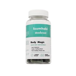 60 Capsulas Suplemento Desoborante Corporal Body magic Elimina el mal Olor de forma natural, Para Mujeres y Hombres Capsulas de Clorofila deos