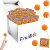 600 Orange Lollipops Candy Suckers for Kids, Perfect for Gifting,