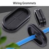 SHANOER 20pcs Wire Grommets Rubber Bushing Cable Protector Wire Protection