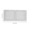 TEHAUX Stainless Steel Vent Cover for Grille Louvered Design Ventilation