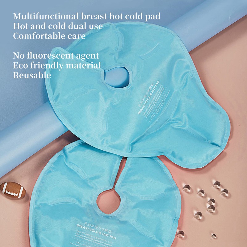 Breast Hot Cold Pad Waterproof Soft Gel Bead Mastitis Relief