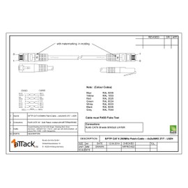 1aTTack.de 10m schwarz - 1 Stück Cat.6 Patchkabel Netzwerkkabel CAT6 S-FTP Gigabit Lan PIMF CAT 6 Kupfer CU Halogenfrei Internet DSL Spielkonsole Smart TV
