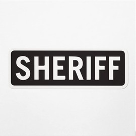 Decal Stickers Of Sheriff 1Ox3 Pvc Patch Premium Indoor (No Waterproof) Vinyl Decal Stickers For Laptop Phone Accessory Helmet Car Window Mug Tuber Cup Door Wall Decoration ANDVER3108201BL110422