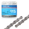 CATAZER Bicycle Chain 11 Speed Chian 116 Links with Spare