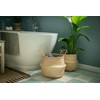 Decorasian Belly Basket, Braided Seagrass Large and Small - Basket