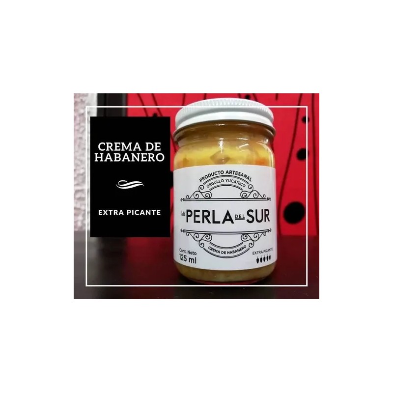 Salsa De Habanero La Perla Del Sur (pack C/5 Pzas)
