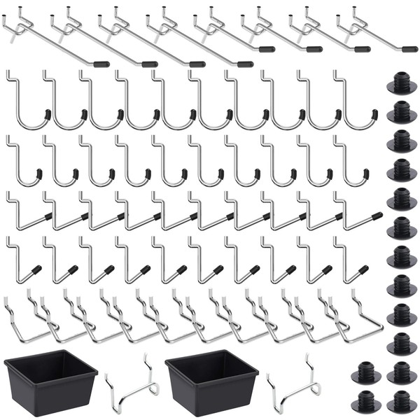 FRIMOONY Pegboard Hooks Assortment, Peg Board Accesories, for Organizing Various