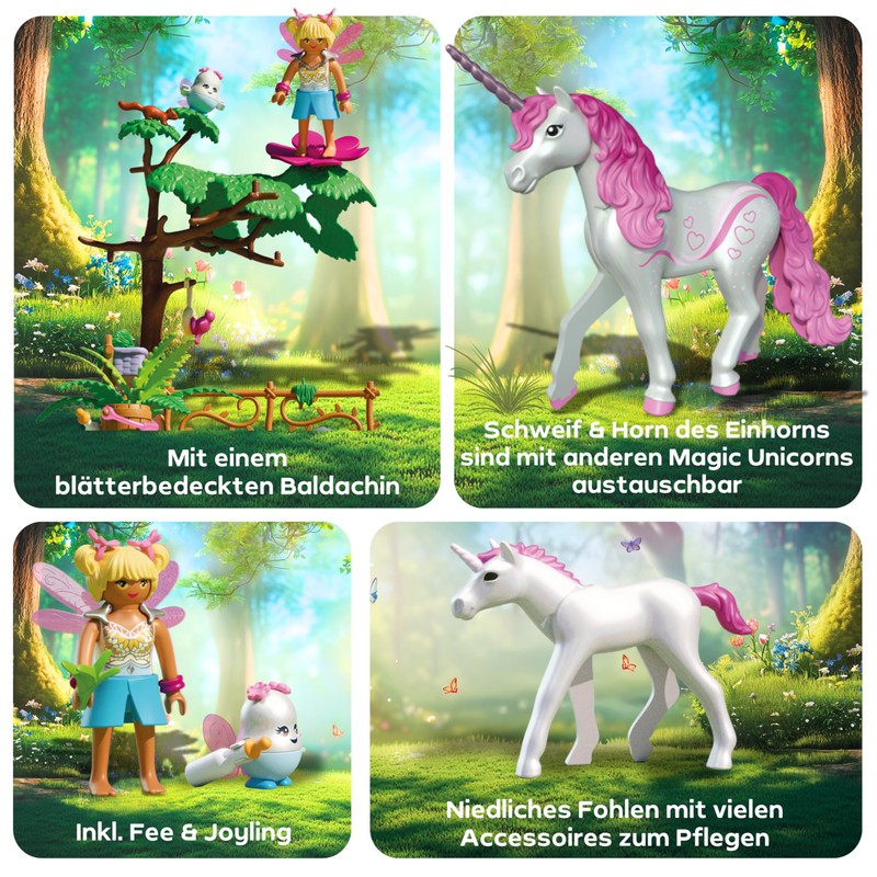 PLAYMOBIL Magical Unicorn Hutch for Mum and Foal