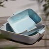 Casafina Ceramic 10.75" Square Baker - Eivissa Collection, Sea Blue