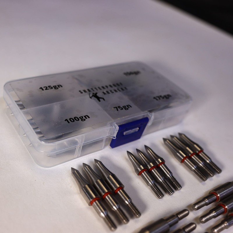 Shatterproof Archery Archery Field Point Test Kit (15 Pieces) 75gn,