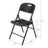 Set of 4 Commercial Folding Chair Seat Event Set for