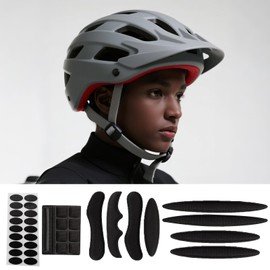 Axvxby 1 Universal Fahrradhelm Innenpolster Ersatz Schaumstoffpolster Schwarz Antikollisionsfutter Helm Polsterung Schwammschutz