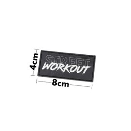 GORNATION® Velcro Patches for Athletes, Calisthenics & Street Workout | PVC Patch for Fitness & Sports | Accessory for Backpack & Weight Vest (Street Workout)