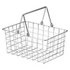 Chidorisangyou Basket Silver 10.2 x 7.1 x 4.7 inches (26