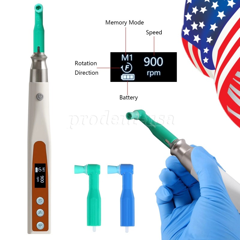 Sandent Dental Cordless Electric Hygiene Prophy Handpiece +2 Disposable Prophy