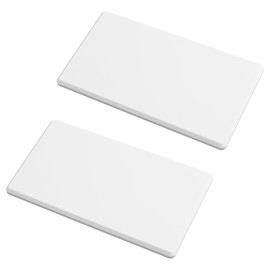 UFURMATE Blank Cover Wall Plate 2PCS White Screwless Blank Wall Plate Plastic 1-Gang Blank Device Outlet Cover Electrical Covers for Unused Outlets or Switches